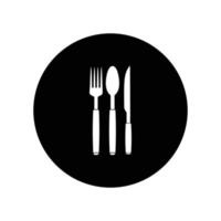 spoon fork knife logo vector