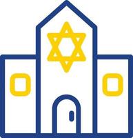 Synagogue Vector Icon Design