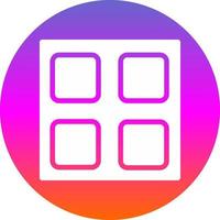 Square Full Vector Icon Design