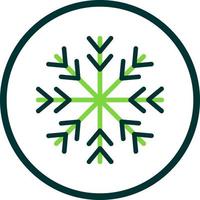 Snowflake Vector Icon Design