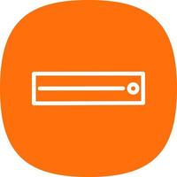 Ruler Horizontal Vector Icon Design