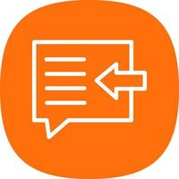 Reply All Vector Icon Design