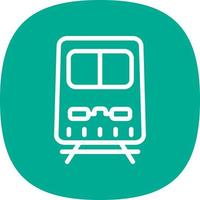 diseño de icono de vector de metro