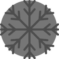 diseño de icono de vector de copo de nieve