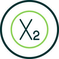 Subscript Vector Icon Design