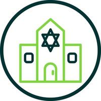 Synagogue Vector Icon Design