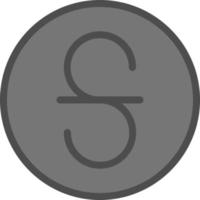 Strikethrough Vector Icon Design