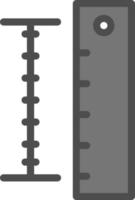 Ruler Combined Vector Icon Design
