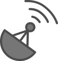 Satellite Dish Vector Icon Design