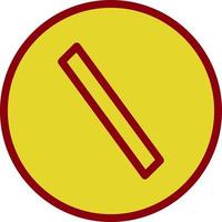 Slash Vector Icon Design