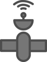 Satellite Vector Icon Design
