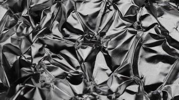 Monochrome Crumpled Foil Texture video