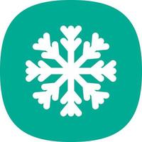 Snowflake Vector Icon Design