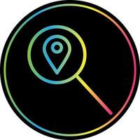 Search Location Vector Icon Design