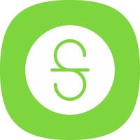 Strikethrough Vector Icon Design