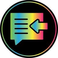 Reply All Vector Icon Design