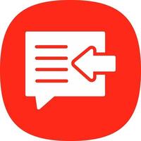 Reply All Vector Icon Design