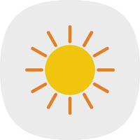 Sun Vector Icon Design