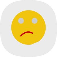 Sad Cry Vector Icon Design