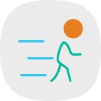 Running Vector Icon Design