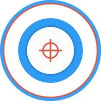 Shooting Line Vector Icon Design