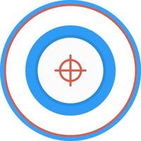 Shooting Line Vector Icon Design