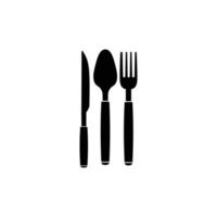 spoon fork knife logo vector