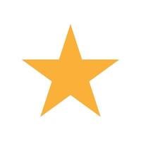 simple and trendy star logo vector