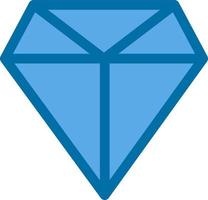 diseño de icono de vector de línea de diamantes