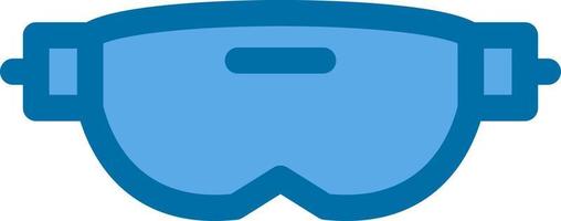 diseño de icono de vector de línea de gafas vr