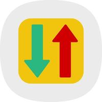 Sort Alpha Up Alt Vector Icon Design