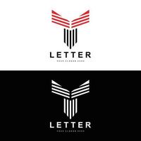 logotipo de letra t, vector de estilo de letra moderno, diseño adecuado para marcas de productos con letra t