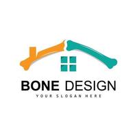 Bone Logo, Bone Care Vector, And Bone Medicine, Hospital, Health vector