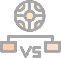 Game Tournament Line Vector Icon Design
