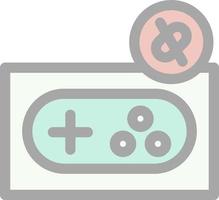 Game Disconnect Line Vector Icon Design