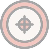 Shooting Line Vector Icon Design