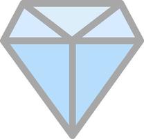 diseño de icono de vector de línea de diamantes