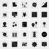 25 Universal Business Icons Vector Creative Icon Illustration to use in web and Mobile Related project