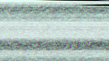 Television Glitch Background. Screen Noise Texture. No Signal Display. . video