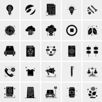 25 Universal Business Icons Vector Creative Icon Illustration to use in web and Mobile Related project