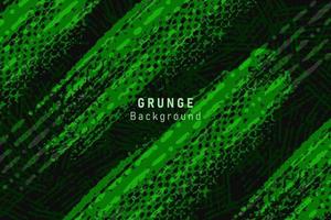 black and green grunge texture background vector