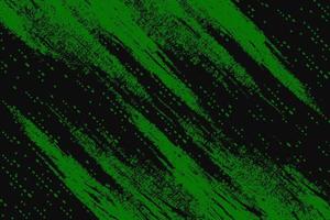 Abstract green and black grunge texture background vector