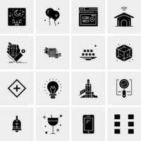 16 Business Universal Icons Vector Creative Icon Illustration to use in web and Mobile Related project