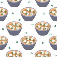 Asiafood seamless pattern vector