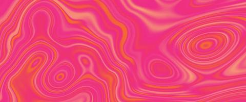 Dark red liquid wavy lines background with glowing edges. Liquid mix fluid blend surface and gradient texture. vector