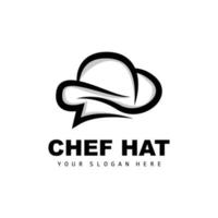 logotipo de sombrero de chef, vector de chef de restaurante, diseño para restaurante, catering, charcutería, panadería