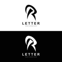 logotipo de letra r, símbolo de alfabeto vectorial, diseño de logotipos de marca con letra inicial vector