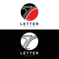 logotipo de letra t, vector de estilo de letra moderno, diseño adecuado para marcas de productos con letra t