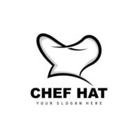 logotipo de sombrero de chef, vector de chef de restaurante, diseño para restaurante, catering, charcutería, panadería