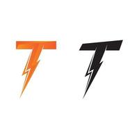 letter T logo image and font T design graphic  vector